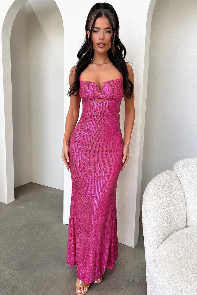 hot pink dress nz Sweet Pea Dress
