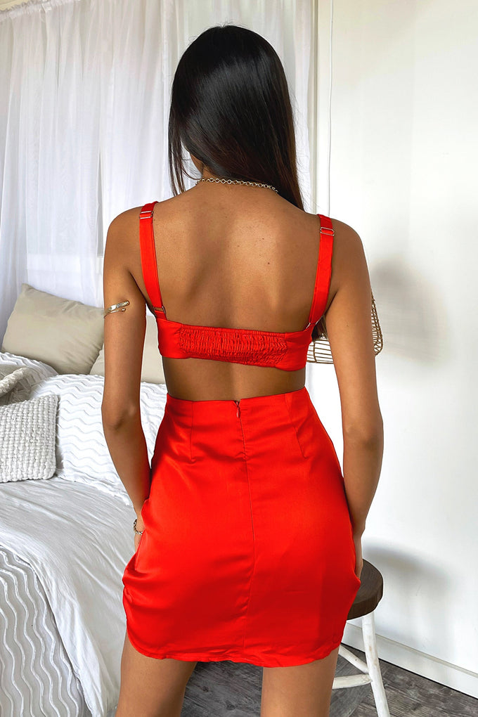 Devina Dress - Red