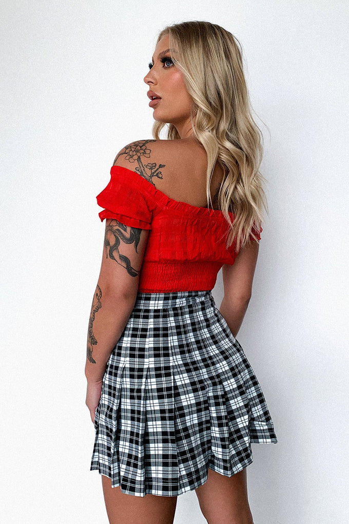 Frenchie crop - Red