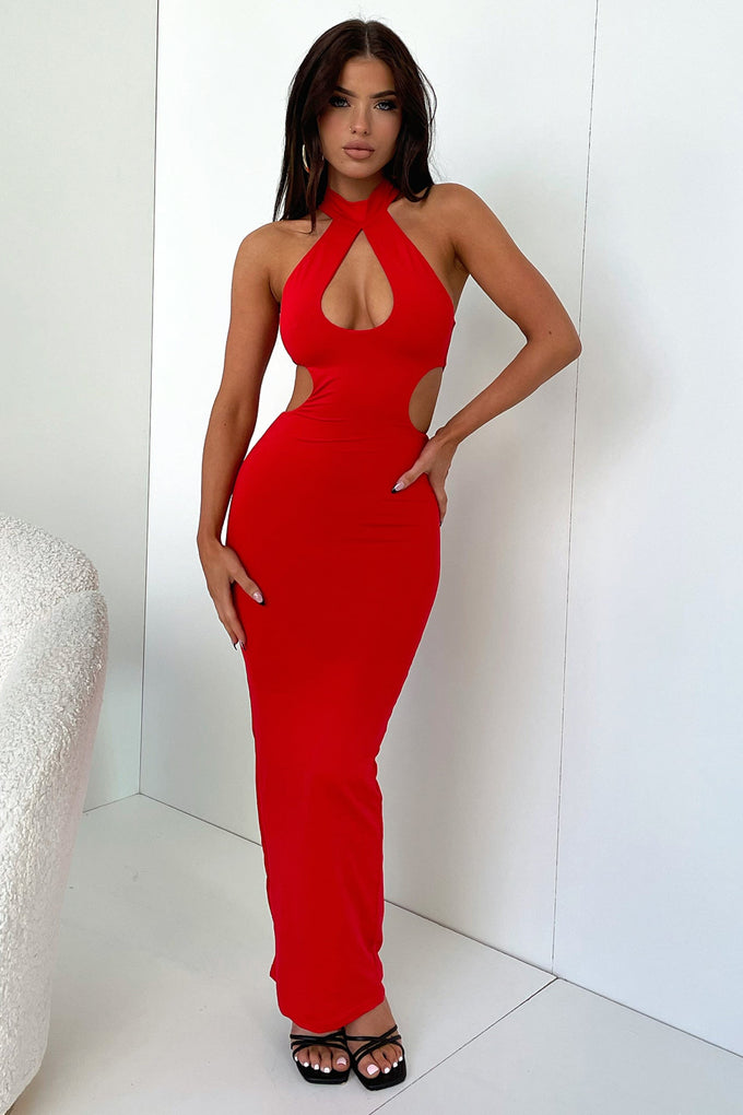 Gianna Maxi Dress - Red