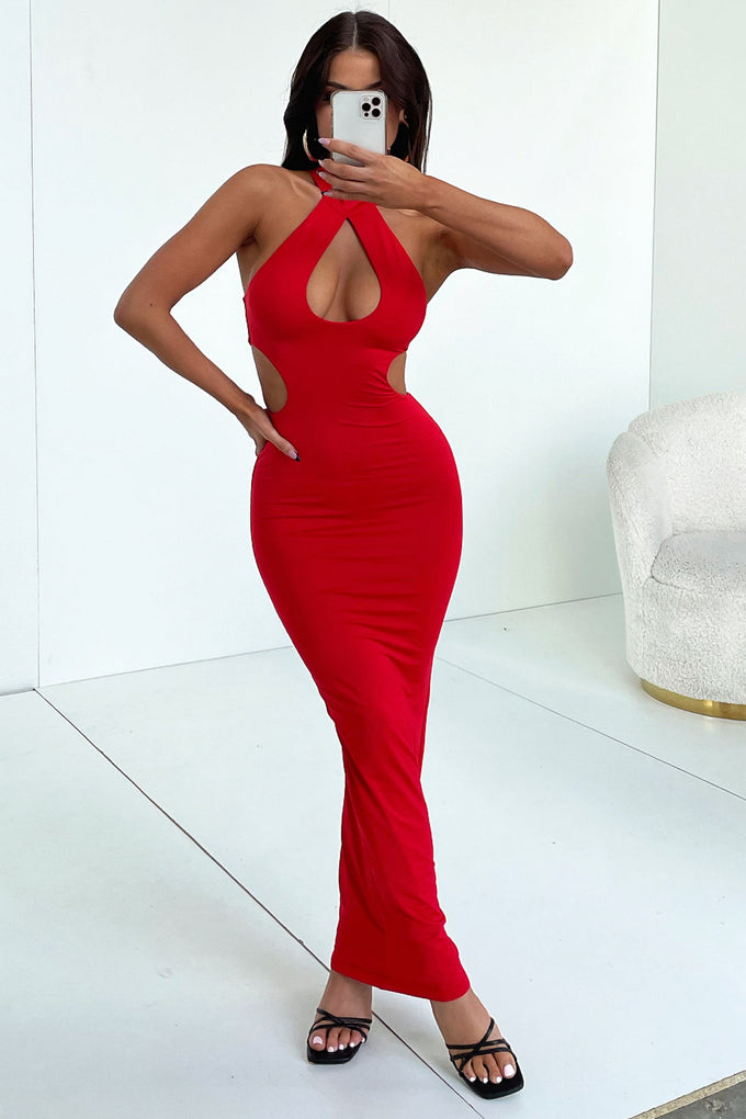 Gianna Maxi Dress - Red