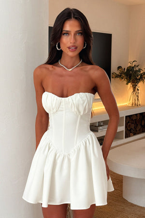 Jetta Strapless Corset Mini Dress