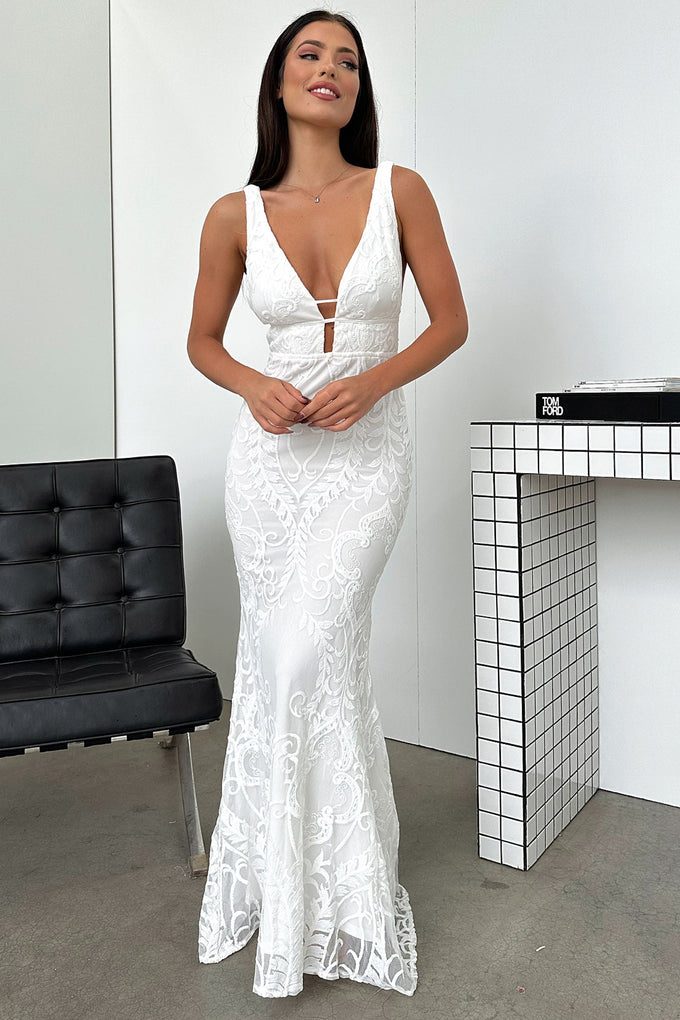 Kaia Maxi Dress - White
