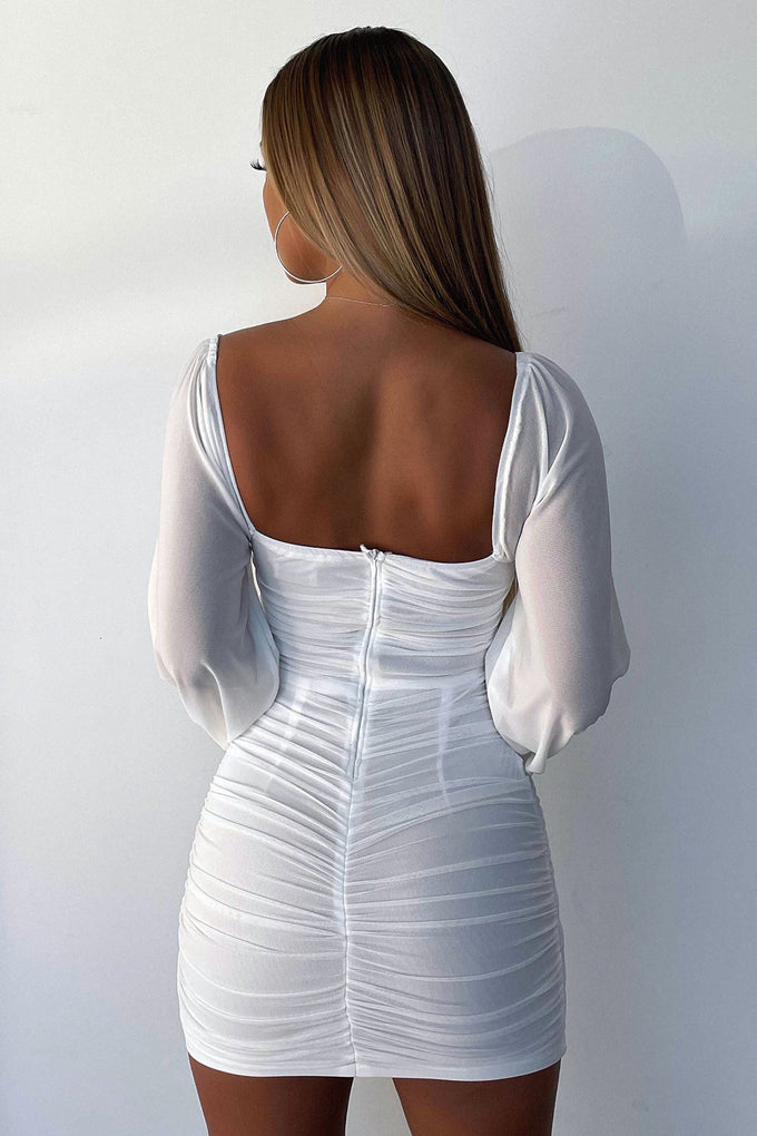 Marie Dress - White
