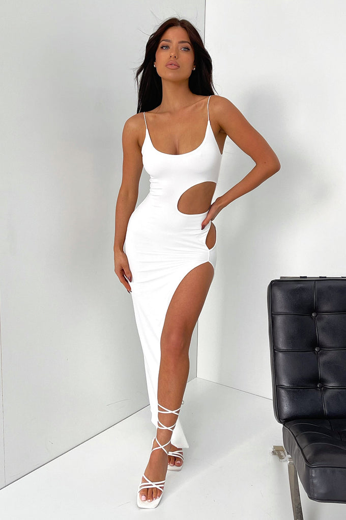 Rossa Maxi Dress - White