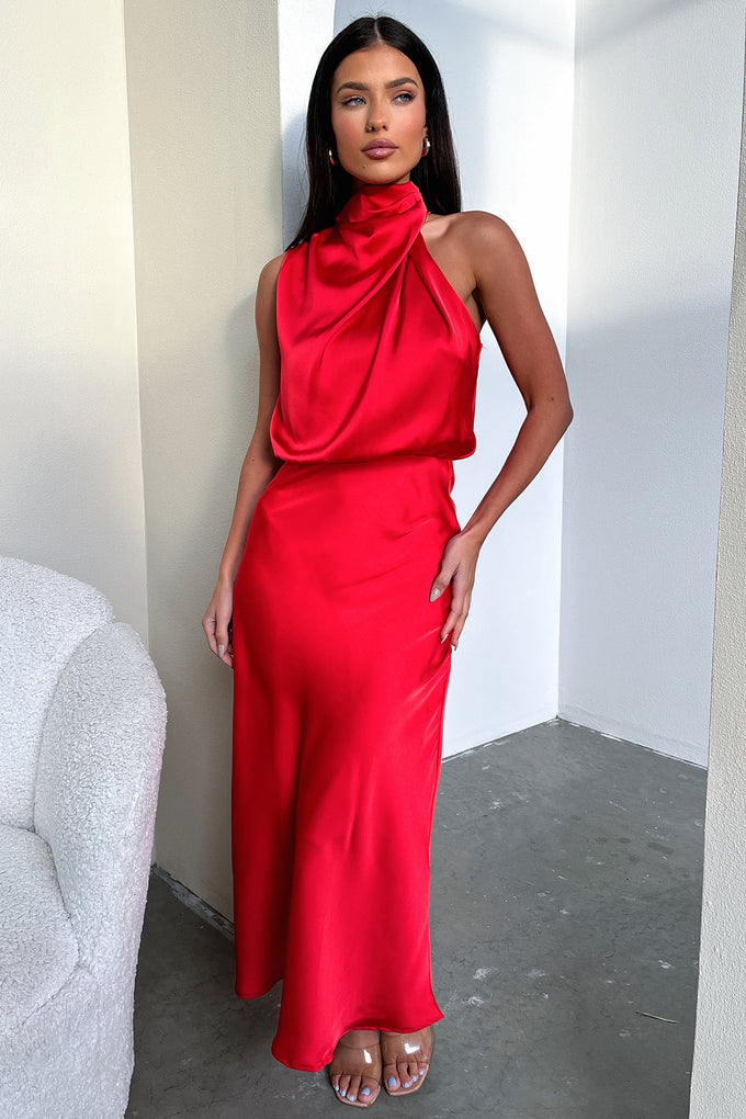 Lane Maxi Dress - Red
