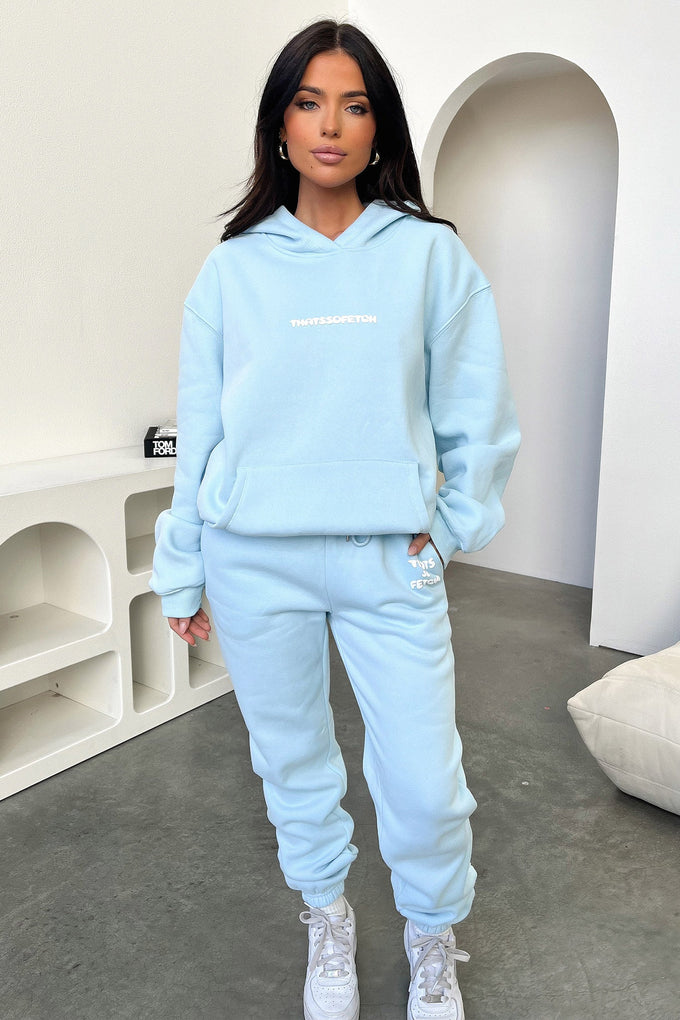 Baby blue sweatpants outfit new arrivals