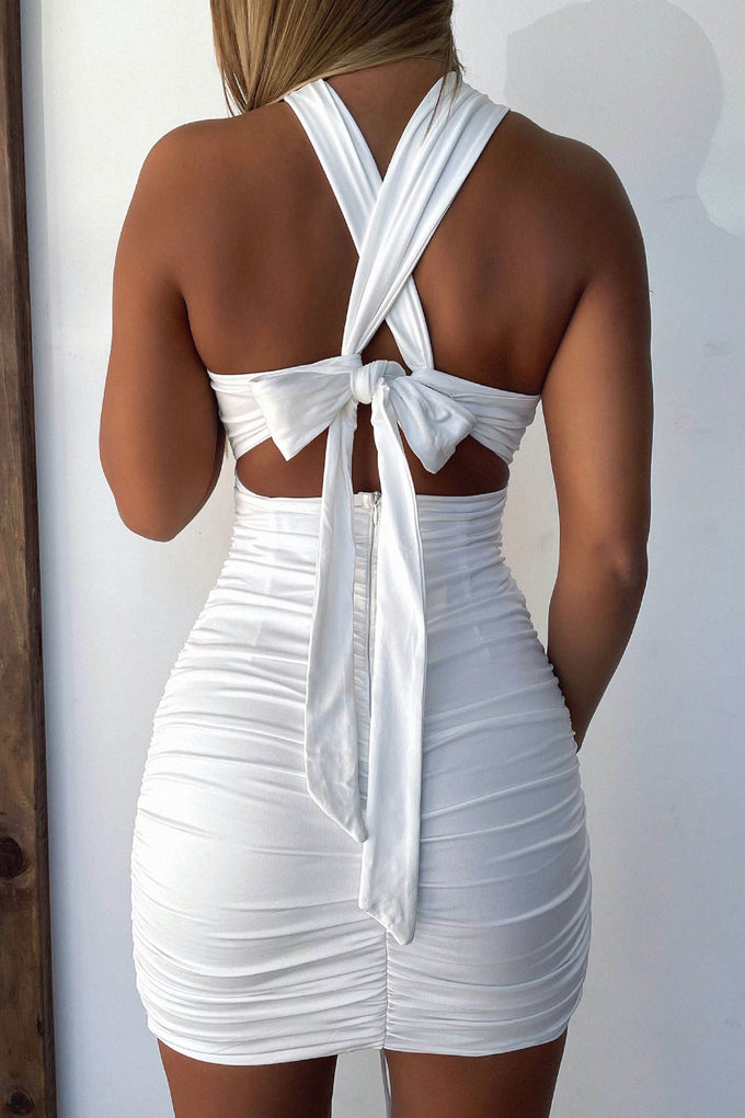 Zeke Dress - White