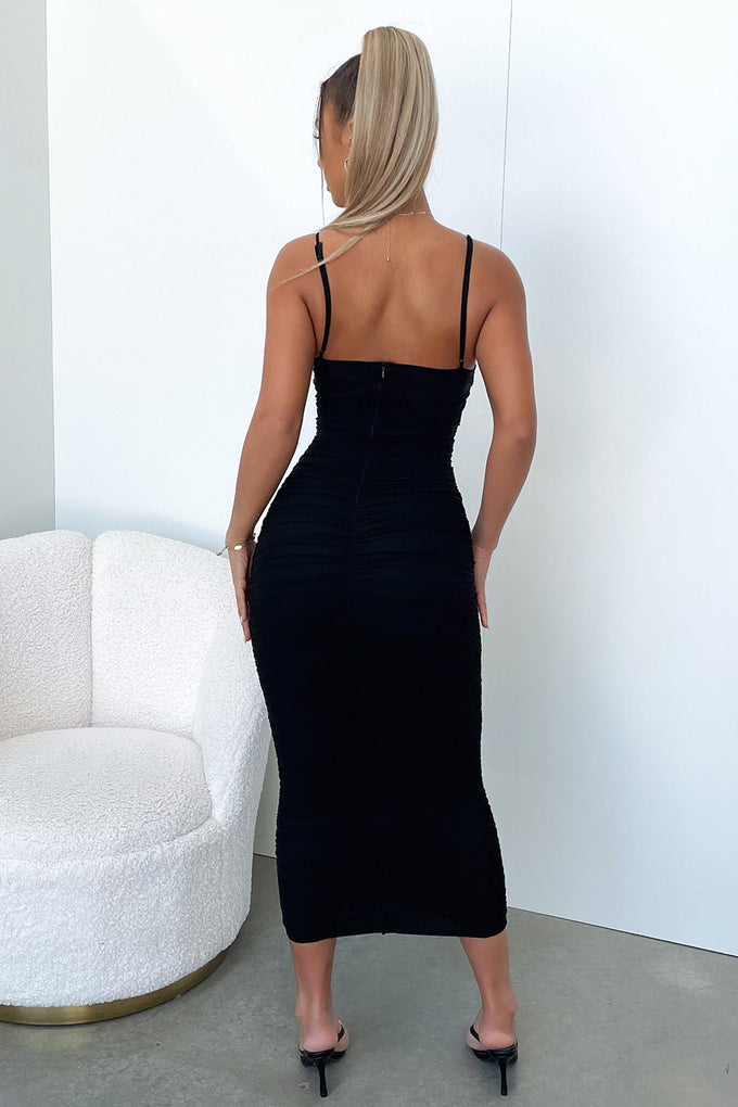 Zena Full Length Dress - Black